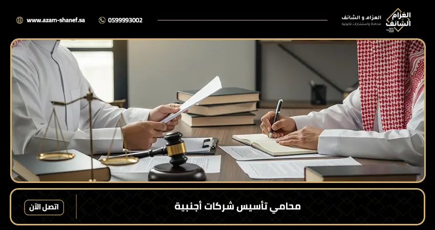 محامي تأسيس شركات أجنبية