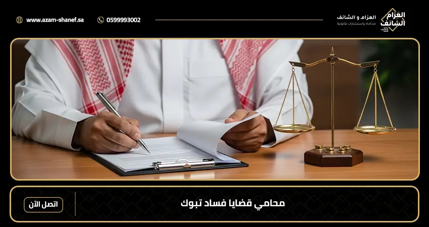 محامي قضايا فساد تبوك