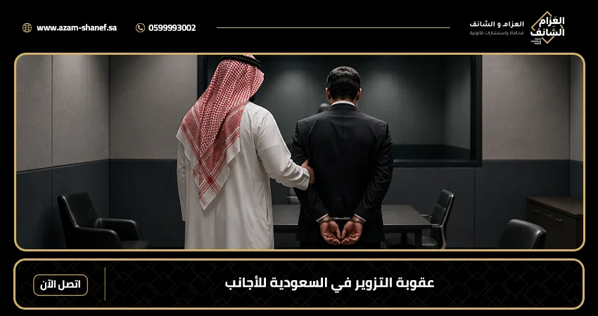 عقوبة التزوير في السعودية للأجانب